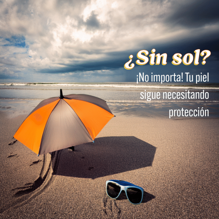 ¡Protección solar siempre, aunque el sol no brille!